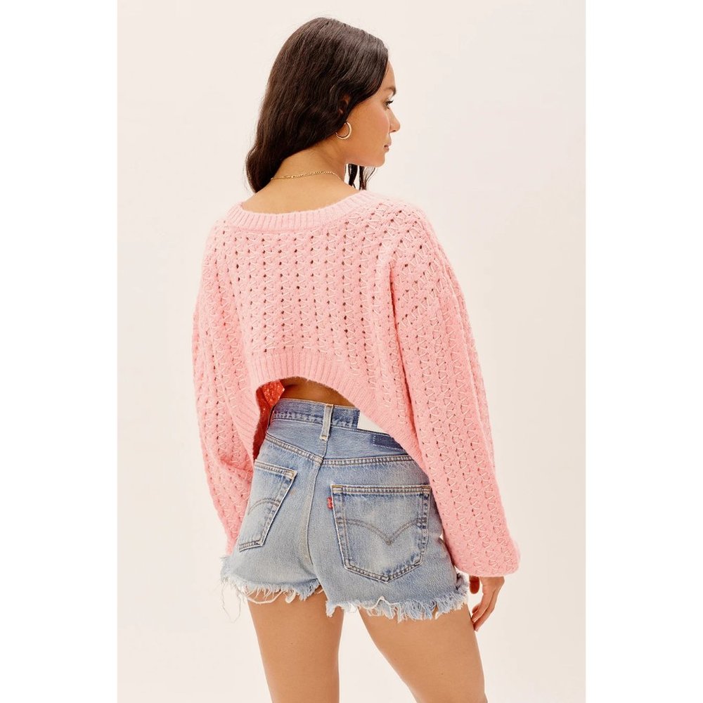 NWT *LAST ONE* Dawn Hi-Low Pullover by For Love & Lemons - Picture 2 of 10